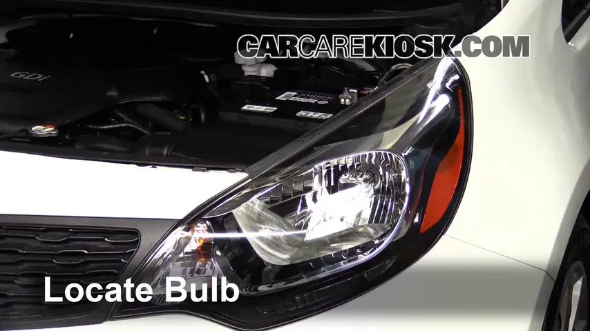 2013 Kia Rio LX 1.6L 4 Cyl. Sedan Éclairage Feu de jour (remplacer l'ampoule)